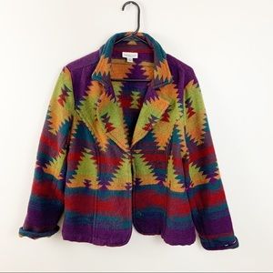 Coldwater Creek Southwestern Aztec Jacket
